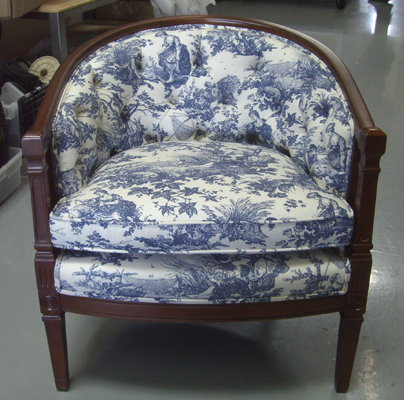 Custom Reupholstered chairs chair
